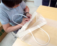 ショッピングバッグの制作